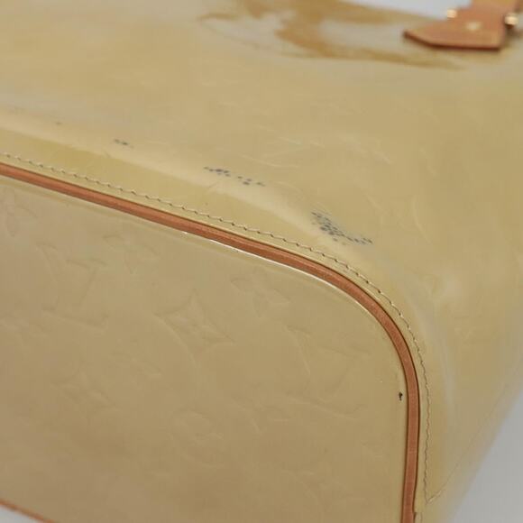 LOUIS VUITTON Monogram Vernis Houston Hand Bag Beige M91004 - Picture 9 of 16